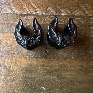 Bat gauges body jewelry